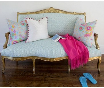 обивка мебели с цветочным принтом от Ralph Lauren обивка мебели с цветочным принтом от Ralph Lauren